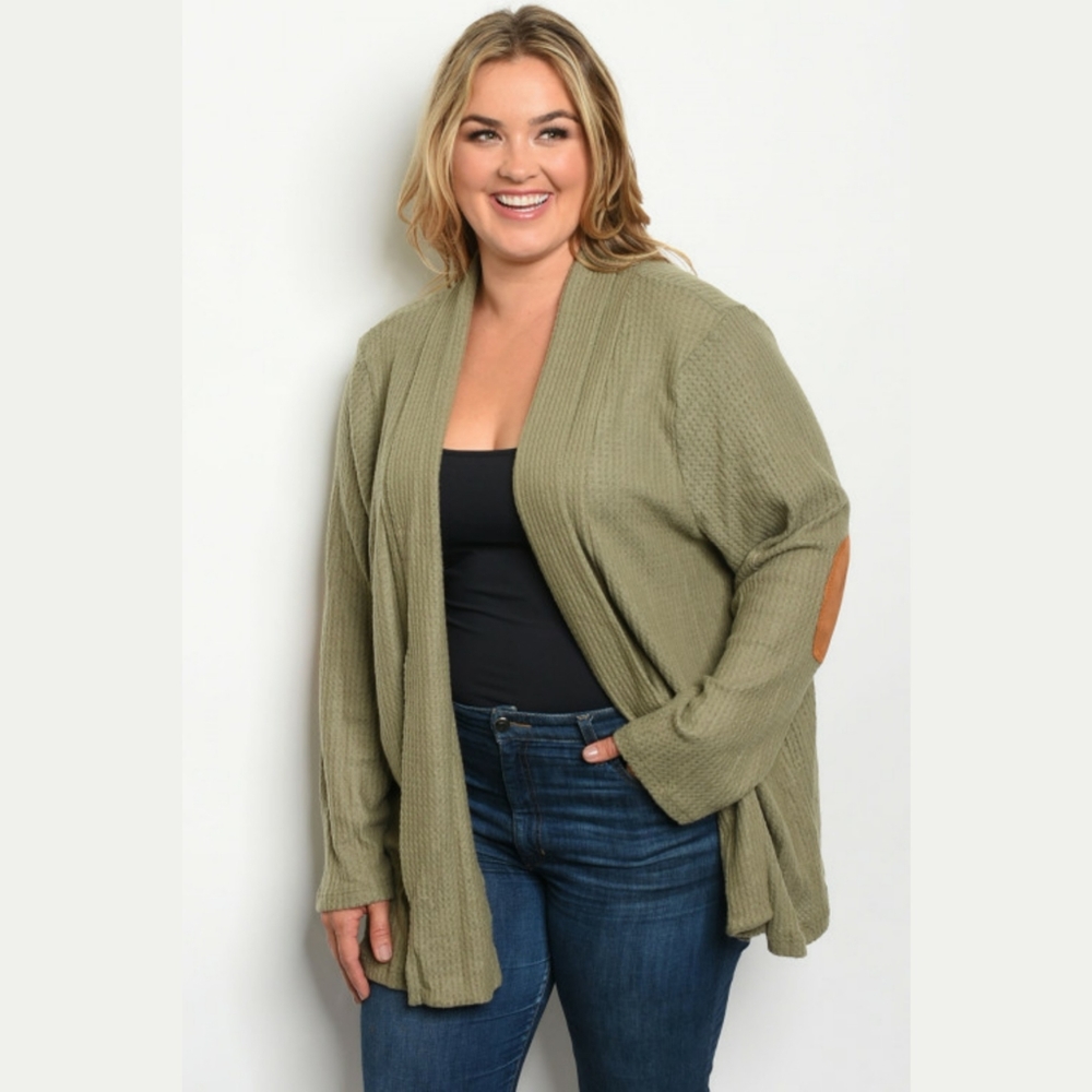 Olive Cardigan Plus size
